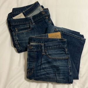 A&F mens jeans 34x34 dark wash (2)